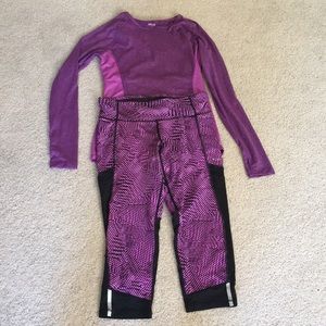 Great condition workout top and pants medium